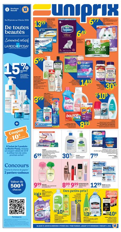 Uniprix Flyer January 29 to February 4