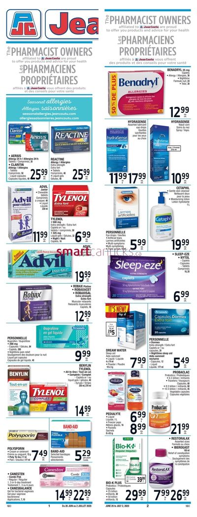 Jean Coutu (NB) Flyer June 26 to July 2