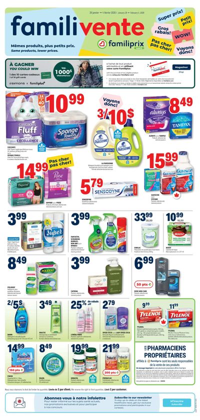 Familiprix Sante Flyer January 29 to February 4
