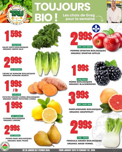 Marches Tau Produce Flyer January 26 to February 1