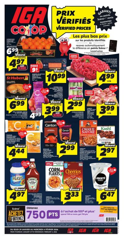 IGA (NB) Flyer January 29 to February 4