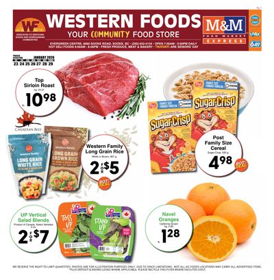 Western Foods Flyer January 23 to 29