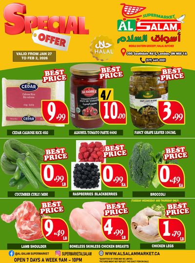 Al-Salam Supermarket Flyer January 27 to February 2