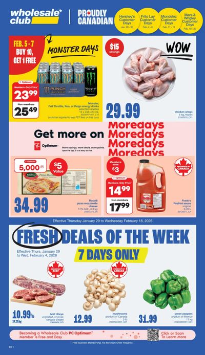 Wholesale Club (West) Flyer January 29 to February 18