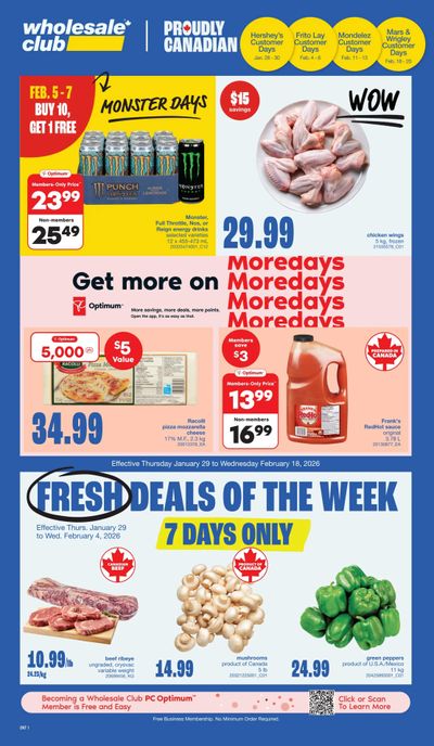 Wholesale Club (ON) Flyer January 29 to February 18