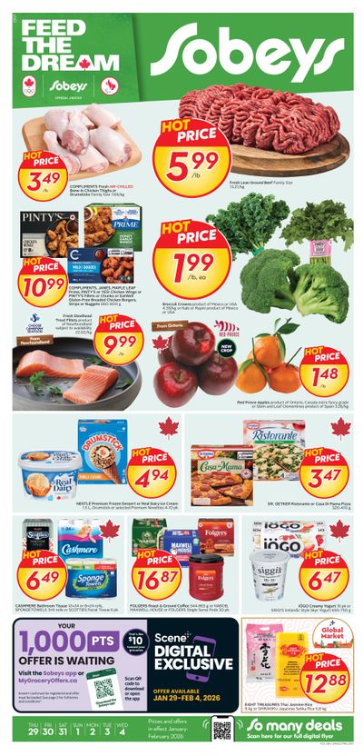 Sobeys (ON) Flyer January 29 to February 4