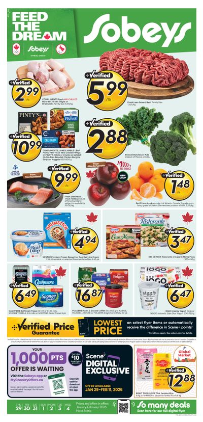 Sobeys (Atlantic) Flyer January 29 to February 4