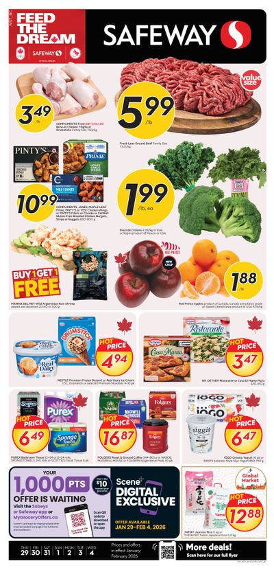 Safeway (BC) Flyer January 29 to February 4