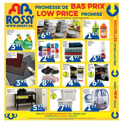 Rossy Low Price Promise Flyer January 29 to February 25