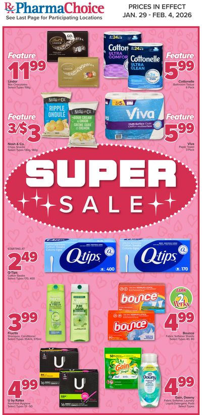PharmaChoice (BC, AB, SK & MB) Flyer January 29 to February 4
