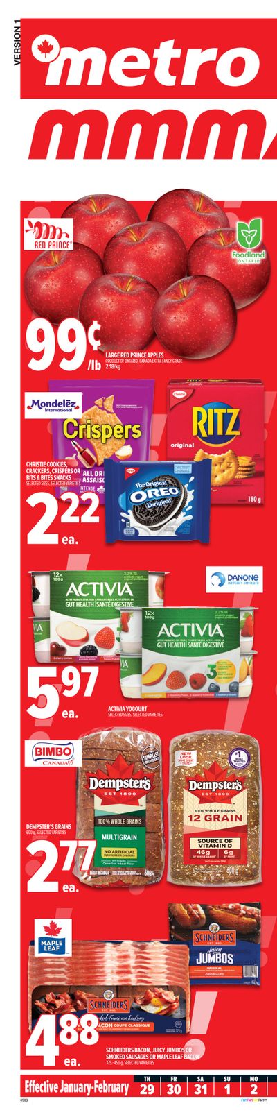 Metro (ON) Flyer January 29 to February 4