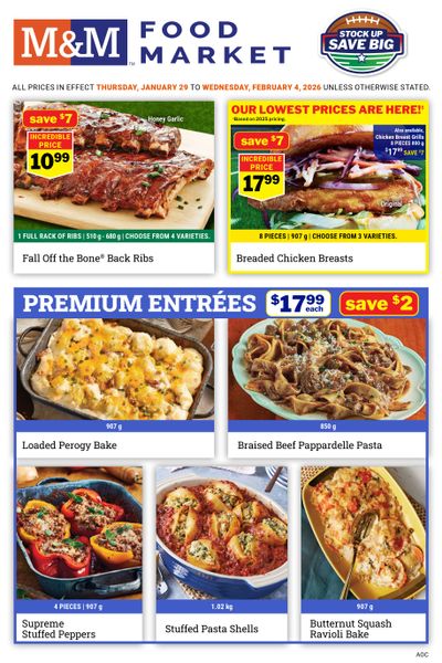M&M Food Market (Atlantic, ON & West) Flyer January 29 to February 4