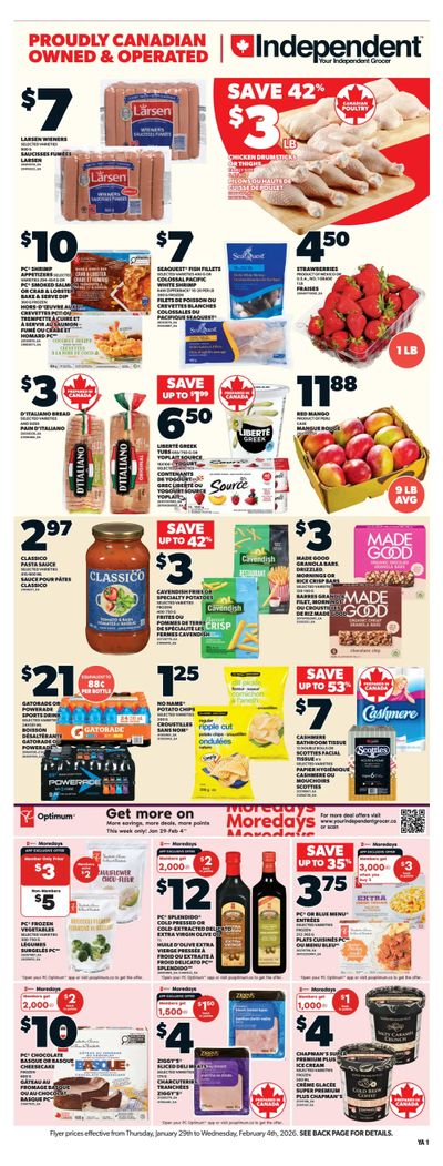 Independent Grocer (Atlantic) Flyer January 29 to February 4