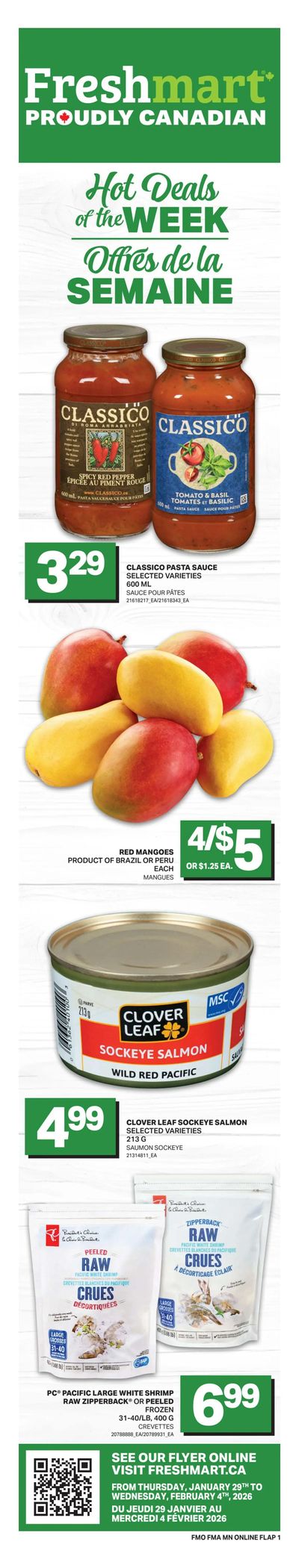 Freshmart (ON) Flyer January 29 to February 4