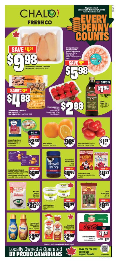 Chalo! FreshCo (West) Flyer January 29 to February 4