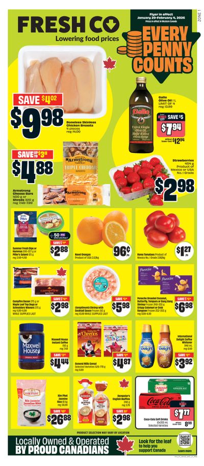FreshCo (West) Flyer January 29 to February 4
