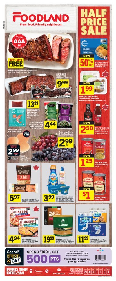 Foodland (Atlantic) Flyer January 29 to February 4