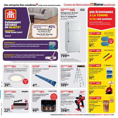 Home Hardware Building Centre (QC) Flyer January 29 to February 11