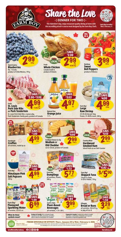 Farm Boy Flyer January 29 to February 4