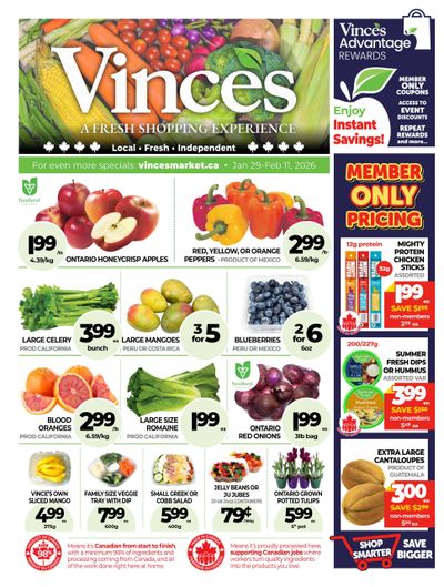 Vince's Market Flyer January 29 to February 11