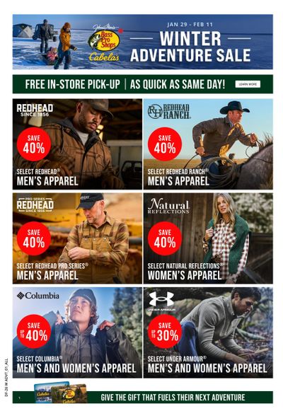 Bass Pro Shops Flyer January 29 to February 11