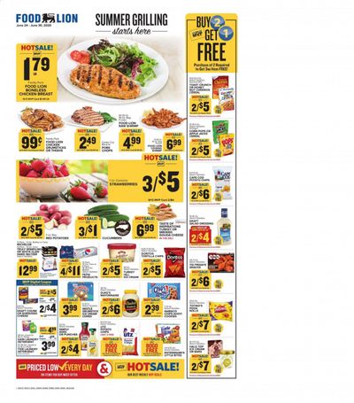 Food Lion Weekly Ad & Flyer June 24 to 30