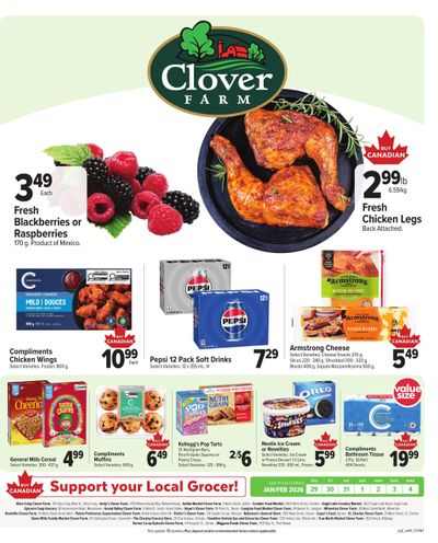 Clover Farm (ON) Flyer January 29 to February 4