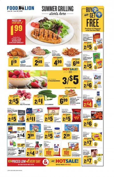 Food Lion Weekly Ad & Flyer June 24 to 30