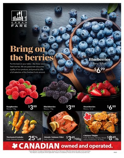 Urban Fare Flyer January 29 to February 4