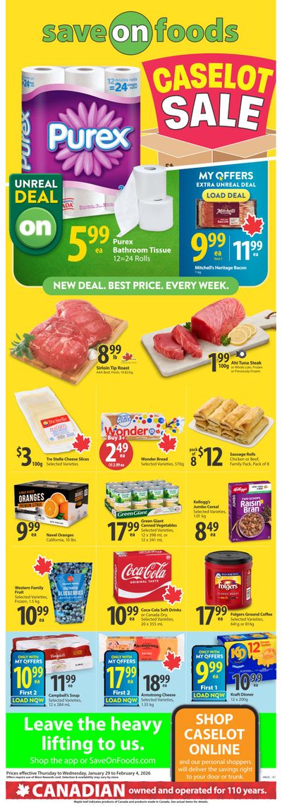 Save On Foods (BC) Flyer January 29 to February 4