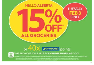 Save On Foods (AB) Flyer January 29 to February 4