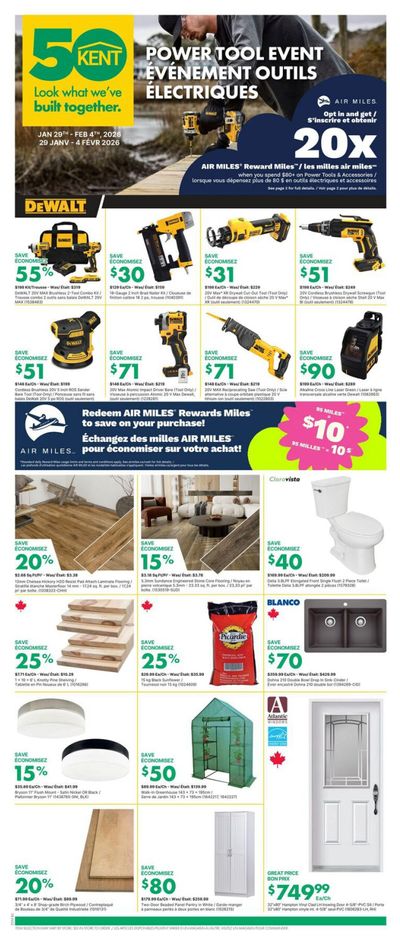 Kent Building Supplies Flyer January 29 to February 4