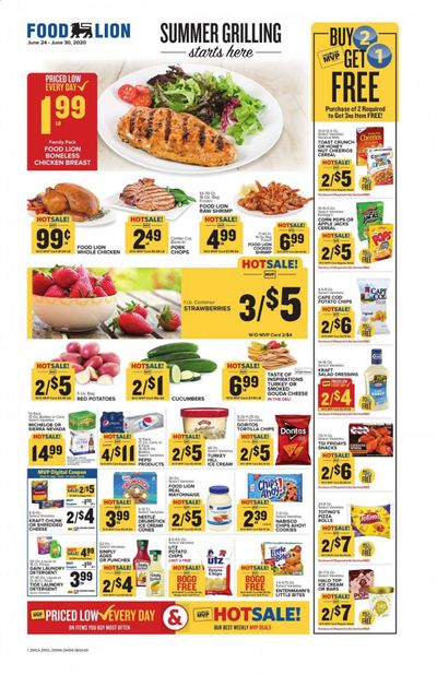 Food Lion Weekly Ad & Flyer June 24 to 30