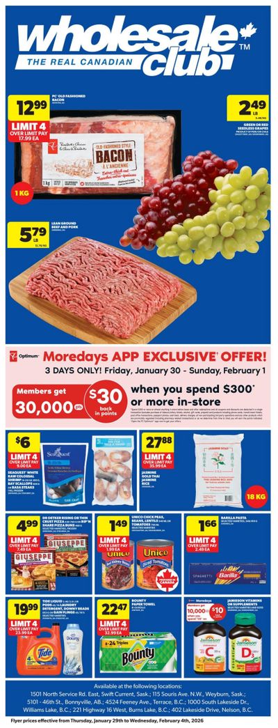 Real Canadian Wholesale Club Flyer January 29 to February 4