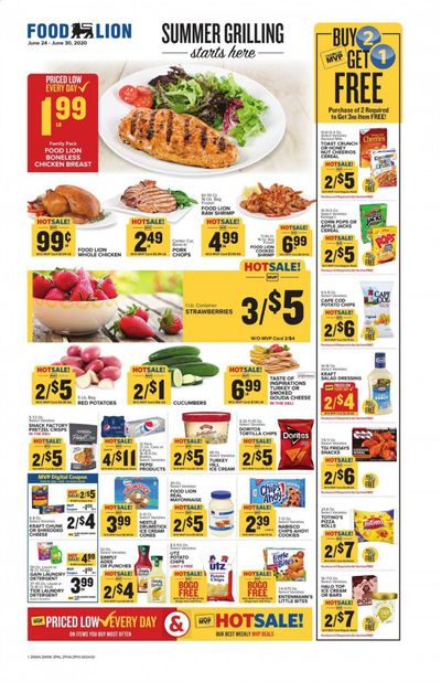 Food Lion Weekly Ad & Flyer June 24 to 30