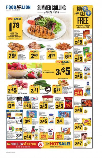 Food Lion Weekly Ad & Flyer June 24 to 30