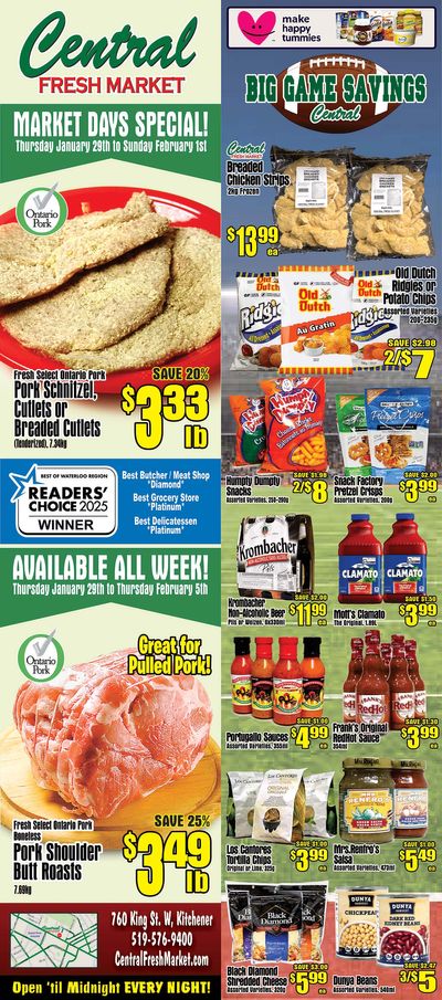 Central Fresh Market Flyer January 29 to February 5