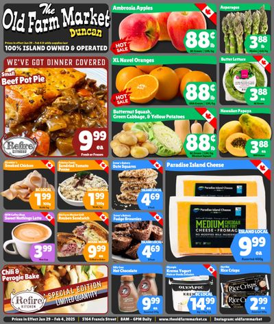 The Old Farm Market (Duncan) Flyer January 29 to February 4