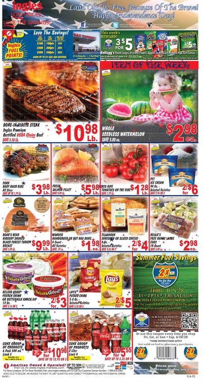 Ingles Weekly Ad & Flyer June 24 to 30
