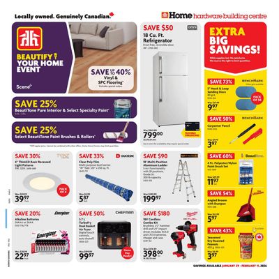 Home Hardware Building Centre (Atlantic) Flyer January 29 to February 11