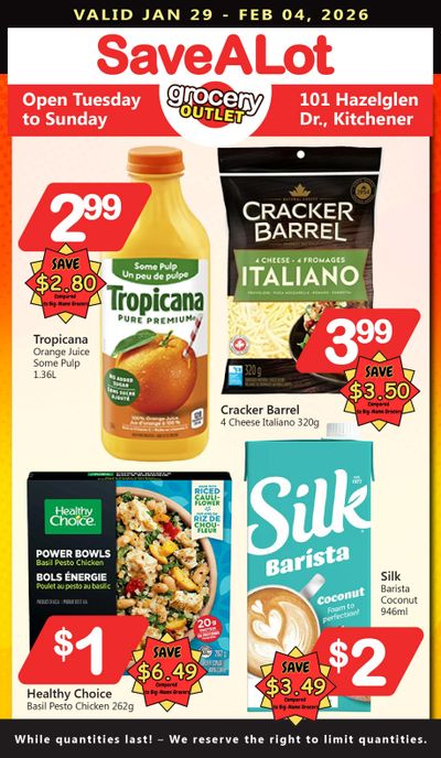 SaveALot Grocery Outlet Flyer January 29 to February 4