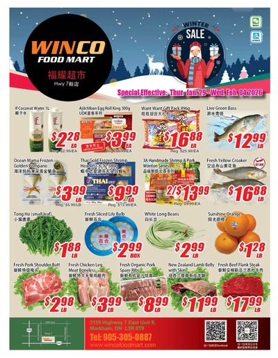 WinCo Food Mart (HWY 7) Flyer January 29 to February 4