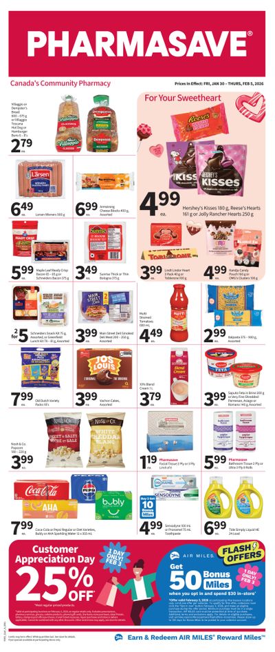Pharmasave (Atlantic) Flyer January 30 to February 5