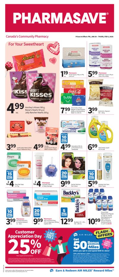 Pharmasave (ON & West) Flyer January 30 to February 5