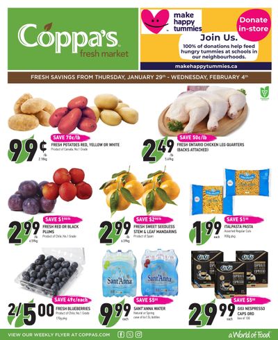 Coppa's Fresh Market Flyer January 29 to February 4