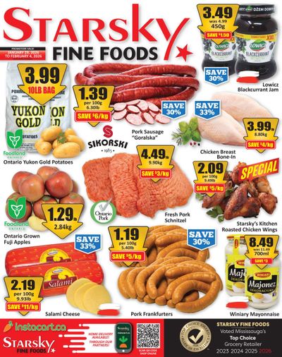Starsky Foods Flyer January 29 to February 4