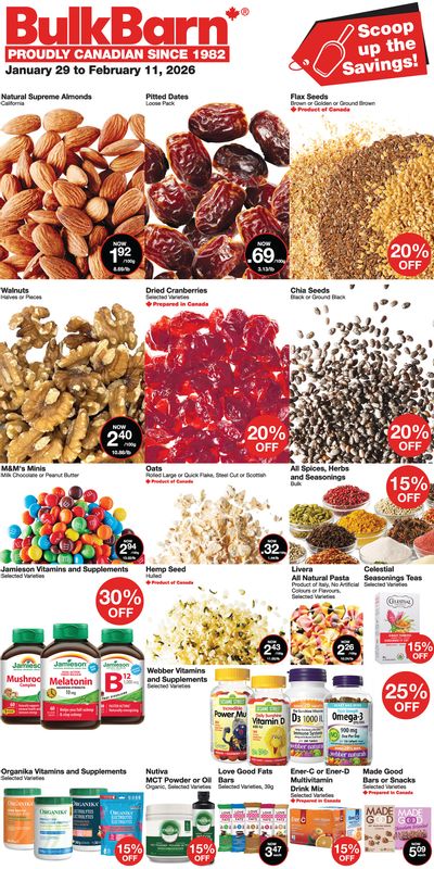 Bulk Barn Flyer January 29 to February 11