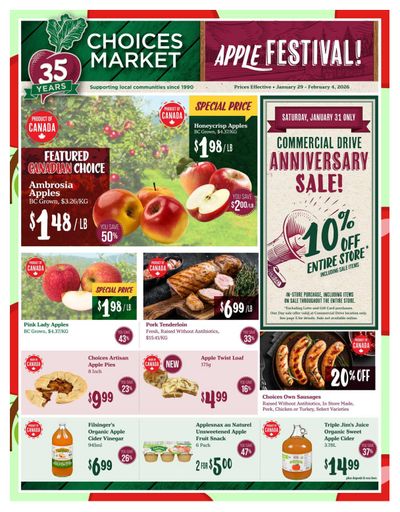 Choices Market Flyer January 29 to February 4