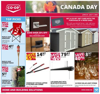 Co-op (West) Home Centre Flyer June 25 to July 1