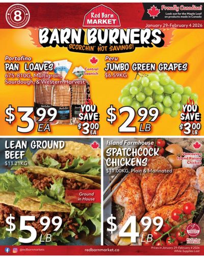 Red Barn Market Flyer January 29 to February 4